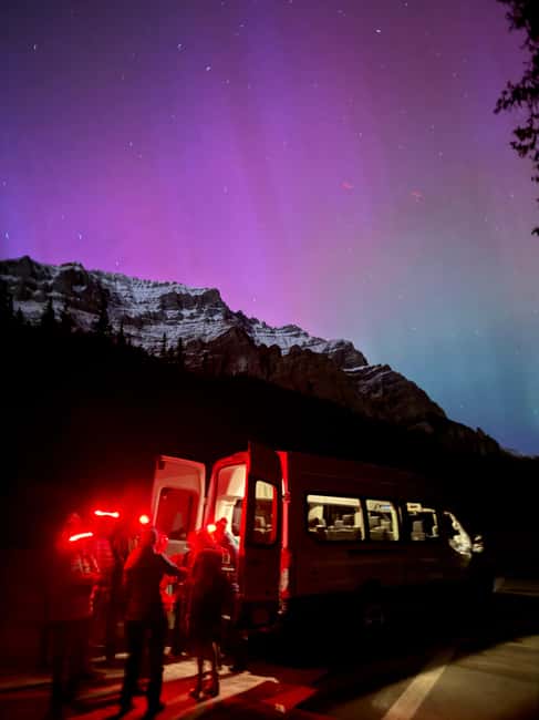 Banff OR Moraine Lake: Night Tour with possible Stargazing - Aurora chasing: exciting odds, not a guarantee