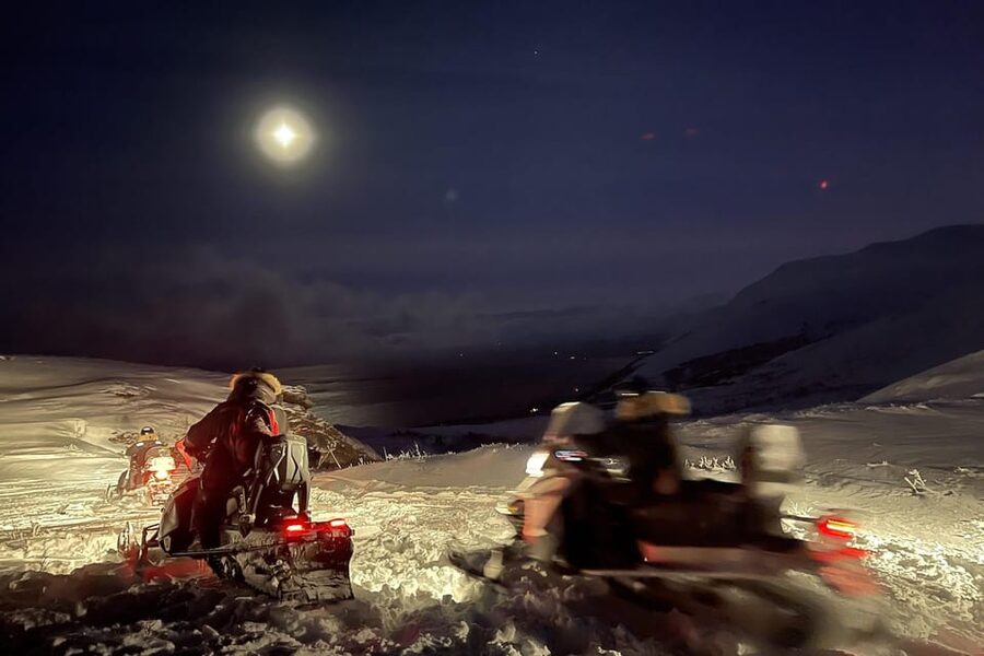Björkliden/Abisko: Night Sky Snowmobile Tour - Northern Lights education you can use later