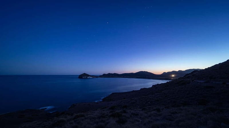 Cabo de Gata: Guided Night Walk with Stargazing - Los Genoveses beach: mats down, waves on, stars overhead
