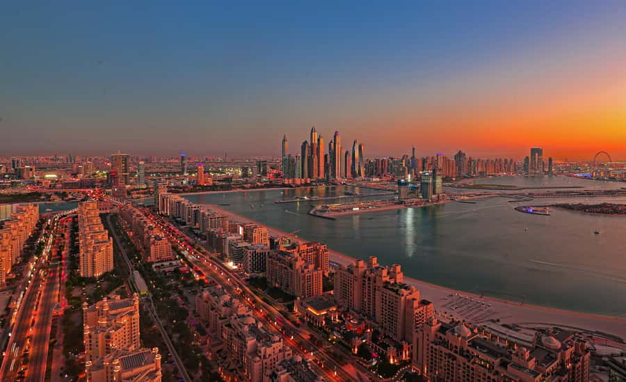 Dubai: Dinner at The View the Palm Observatory - The View at The Palm: 360-degree photos at 240 meters