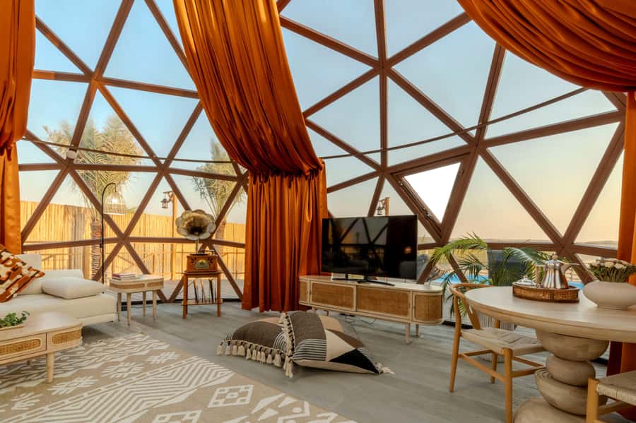 Dubai: Overnight Safari with Luxury Dome Stay & Stargazing - Falconry, horse performance, and fire show: culture as an evening event (not a museum lecture)
