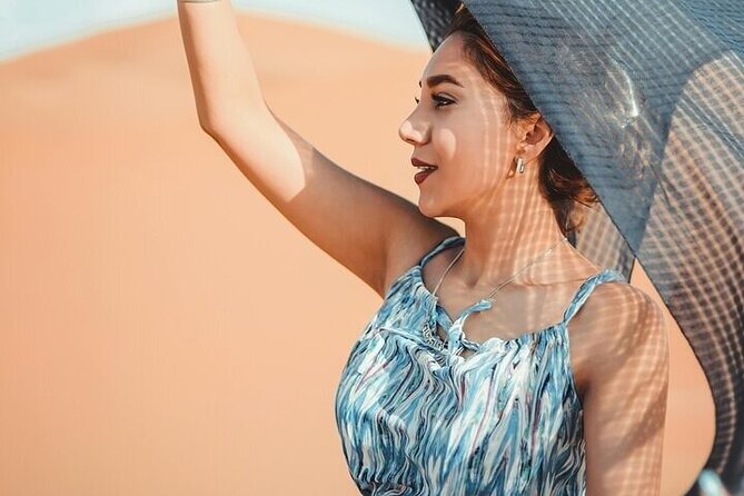 Dubai Red Dunes Desert Safari, Camels, Stargazing & 5<em> BBQ – Stargazing: when to expect night-sky time’ /><br />
The safari is marketed with <strong>stargazing</strong>, and the camp evening naturally creates a window to look up once it gets dark. The practical expectation: stargazing in the desert is often more about a calm moment under the sky than about “astronomy lesson” type details—especially since the night is packed with driving, activities, and performances.</p>
<p><p>So I’d treat it like this: plan to spend at least a few minutes looking up during the camp portion. Bring a moment of patience. The sky can feel huge out there, and even without fancy equipment, it’s one of those experiences that’s hard to get in the middle of Dubai’s city lights.</p>
</p>
<p><p>If you’re sensitive to cold (desert nights can feel cooler than you expect), keep a light layer handy for the waiting and watching.</p>
</p>
<h2 id="what-to-bring-so-the-desert-doesnt-beat-you">What to bring (so the desert doesn’t beat you)</h2>
<p><img width="669" height="446" decoding="async" src=