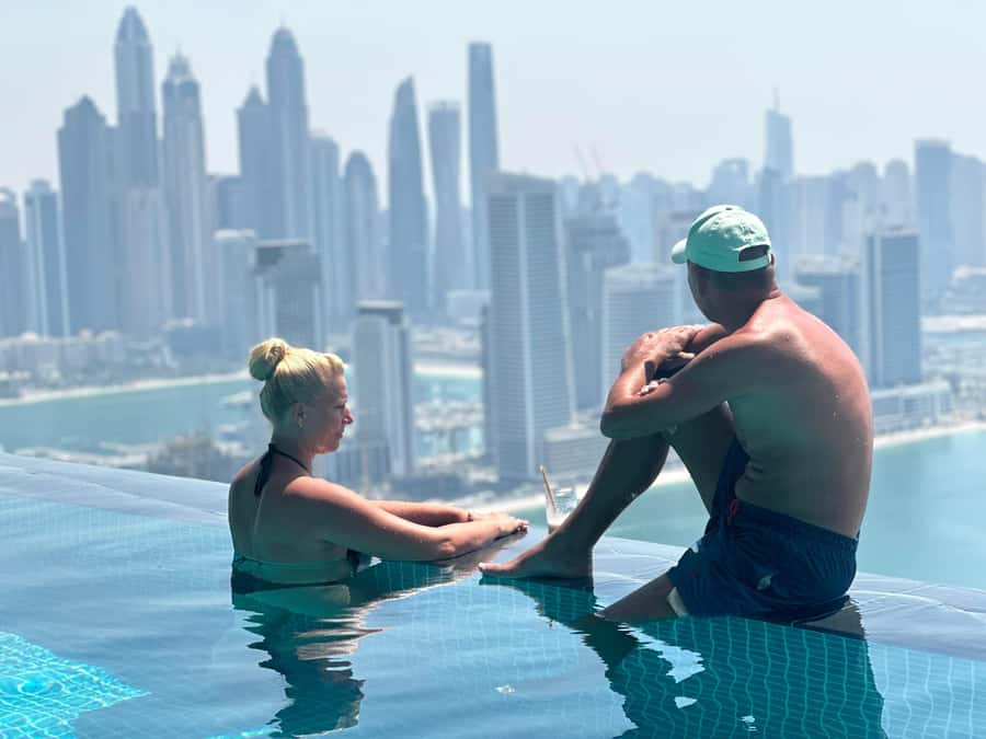 Dubai: Sky Pool and Palm Observatory Access - Sky Pool: your hours of cool water and Dubai views