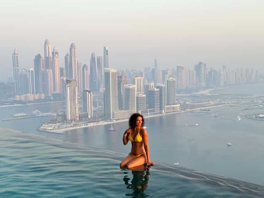 Dubai: Sky Pool and Palm Observatory Access - Getting started at Dubai Marina Mall (so you do not waste the morning)