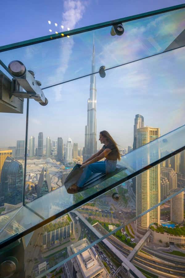 Dubai: Sky Views Observatory Ticket with Optional Extras - The suspended tube effect: why it can feel scarier in motion