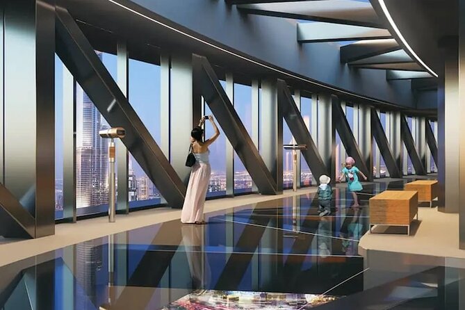 Dubai Sky Views Observatory Tickets with Glass Slide Ride - Inside the observatory: views, photo stops, and pacing