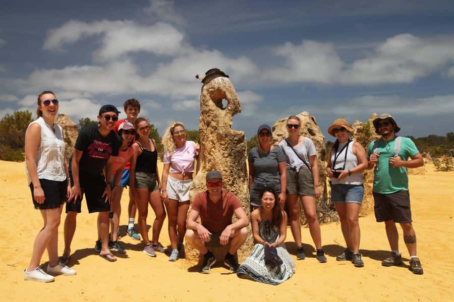 From Perth: Pinnacles Sunset and Stargazing Tour with Dinner - Lancelin Lookout and the WA dune network stop