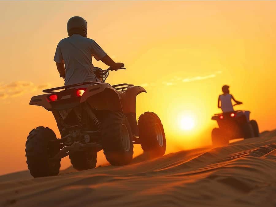 Hurghada: Quad Bike, Camel, Show, Dinner, & Stargazing Trip - Safety and the Driving Test: Why This Tour Feels Manageable