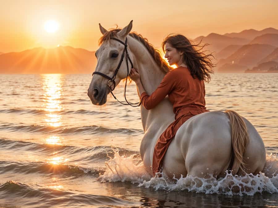 Hurghada: Sea & Desert Horse Tour, Stargazing, Dinner & Show - Dinner, dance show, and stargazing: how the evening really works
