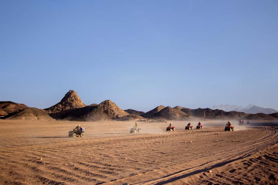 Hurghada: Sunset Quad Bike, Camel w/ Opt Stargazing and BBQ - What to bring so you’re comfortable (and not sand-stuck)