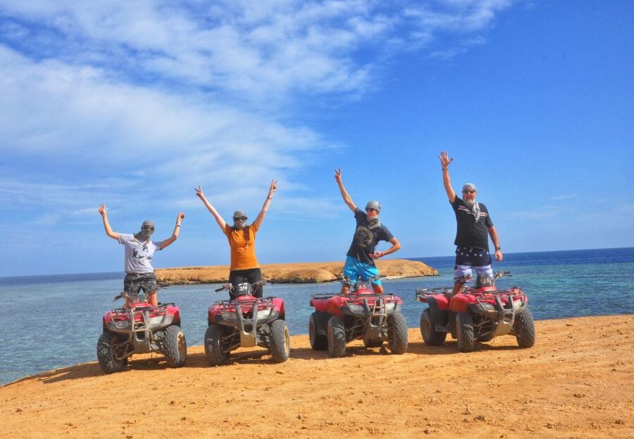 Makadi Bay: ATV, Sea View, Camel, Stargazing, Dinner & Show - Safety, helmets, and how guides keep control without killing fun