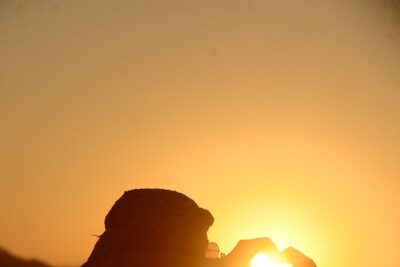Marsa Alam SPACE OBSERVERS ( Desert Stargazing ) - Ababda Camp arrival: Bedouin tea, bread by the fire, and sunset from a cliff
