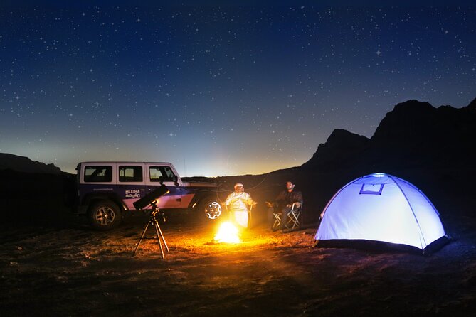 Mleiha Dubai Desert Safari with Stargazing and Dinner - Dinner at Mleiha Café: Included Food, Desert Vibes