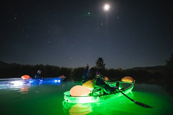 Nighttime LED Stargazing Clear Kayak Tour on Lake Tahoe - Stop on Lake Tahoe: 90 Minutes of LEDs, Calm Paddling, and Night Air