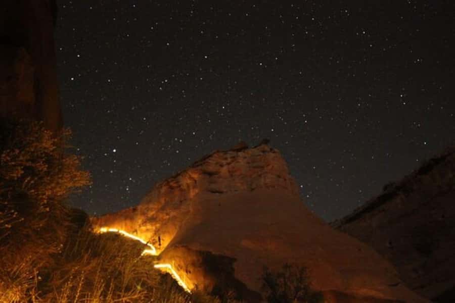 Page: Antelope Valley Canyon Stargazing Night Hike - The Walk Through Antelope Valley Canyon Before the Stargaze
