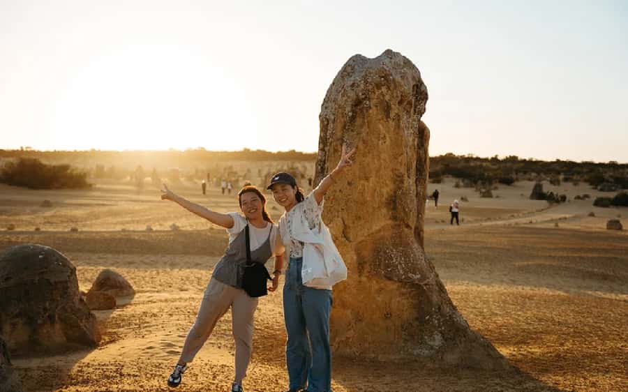 Perth: Pinnacles Desert Sunset & Stargazing with Dinner - Stargazing without light pollution near Nambung