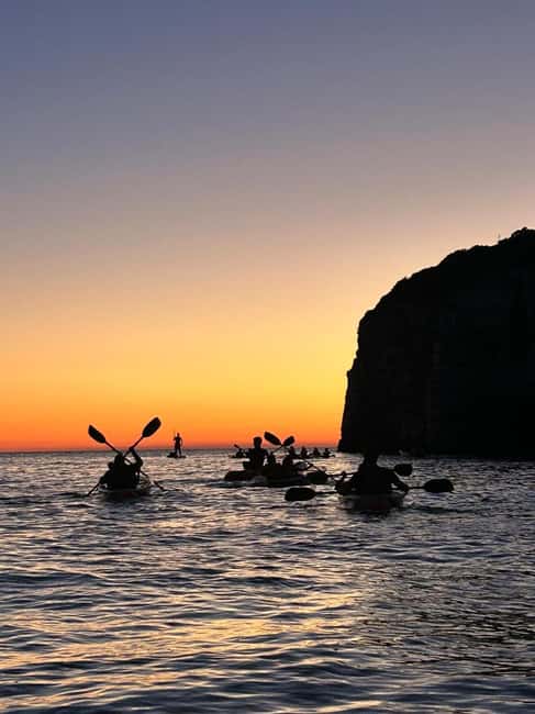 Pula: Night Tour in Transparent Kayak with Stargazing - The 2.5-hour route: cliffs, hidden sea caves, and Muzil canyon