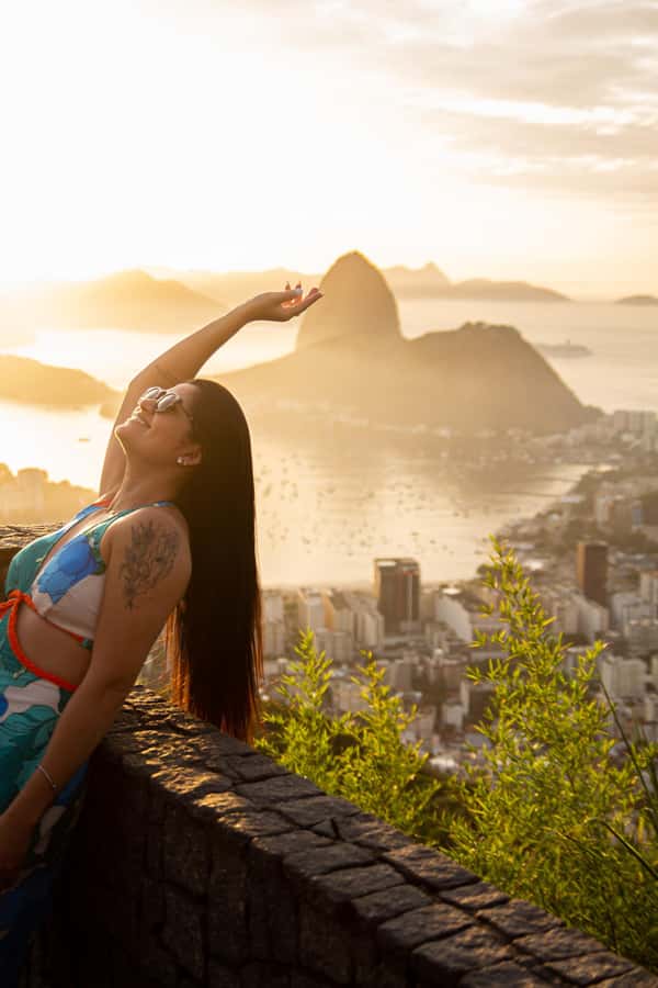 Rio de Janeiro: Sunrise at Observatory & Christ the Redeemer - Mirante Dona Marta at sunrise: the viewpoint that sets the tone