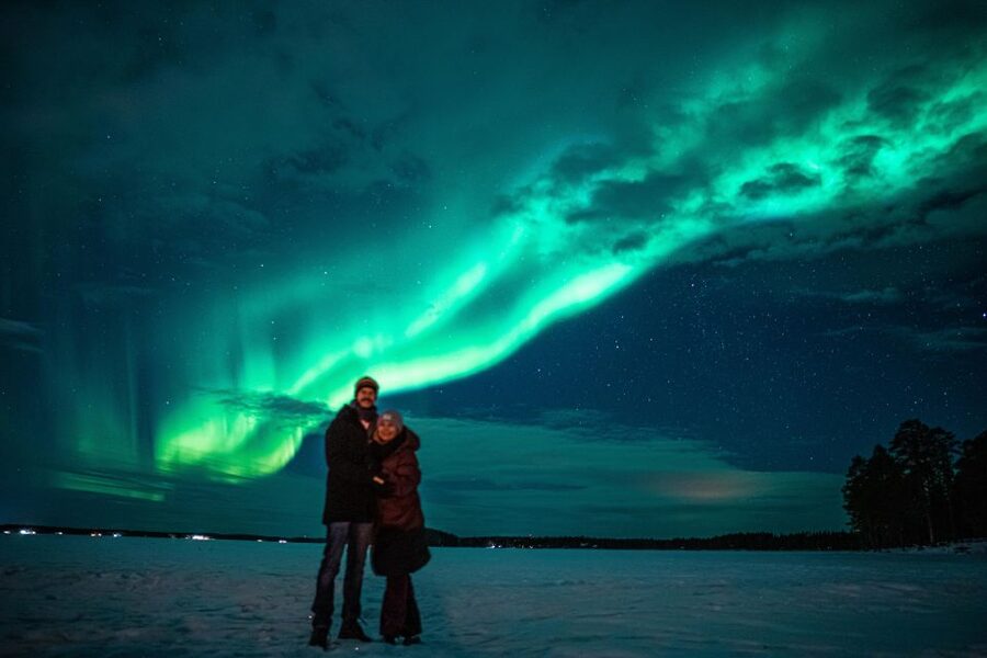 Rovaniemi: Night Sky lappish Barbecue - Pickup, the Minivan Ride, and Why the 20 to 50 km Drive Matters