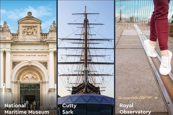 Royal Observatory & Prime Meridian and Cutty Sark - Royal Observatory Greenwich and the Meridian Line for GMT