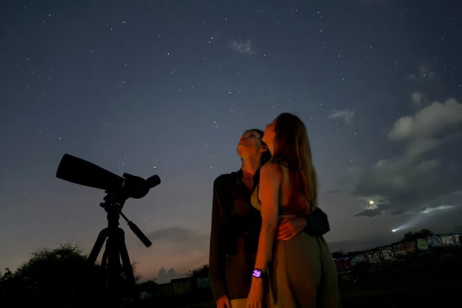 Stargazing Under the Bali Skies - A quiet beach, then the sky turns on