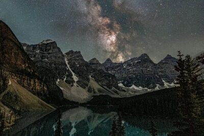 Sunset at Moraine Lake & Stargazing Tour from Canmore/Banff - Stargazing at Banff’s low light zone: telescopes, aurora odds, and patience