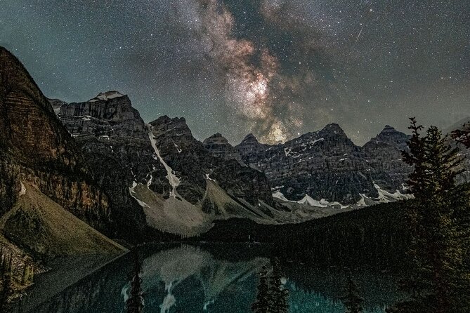 Sunset at Moraine Lake & Stargazing Tour from Canmore/Banff - Stargazing at Banff’s low light zone: telescopes, aurora odds, and patience