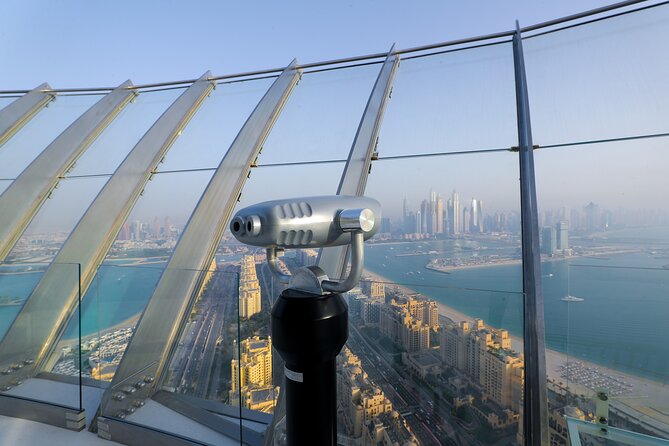 The View At The Palm Observatory Deck Ticket (Level 52) - Inside the 52nd-Floor Experience: outdoor deck, indoor glazing, and tech